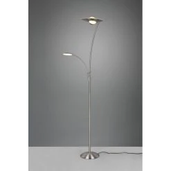 Trio Leuchten Trio Granby Deckenfluter LED Nickel-Matt, 1-flammig