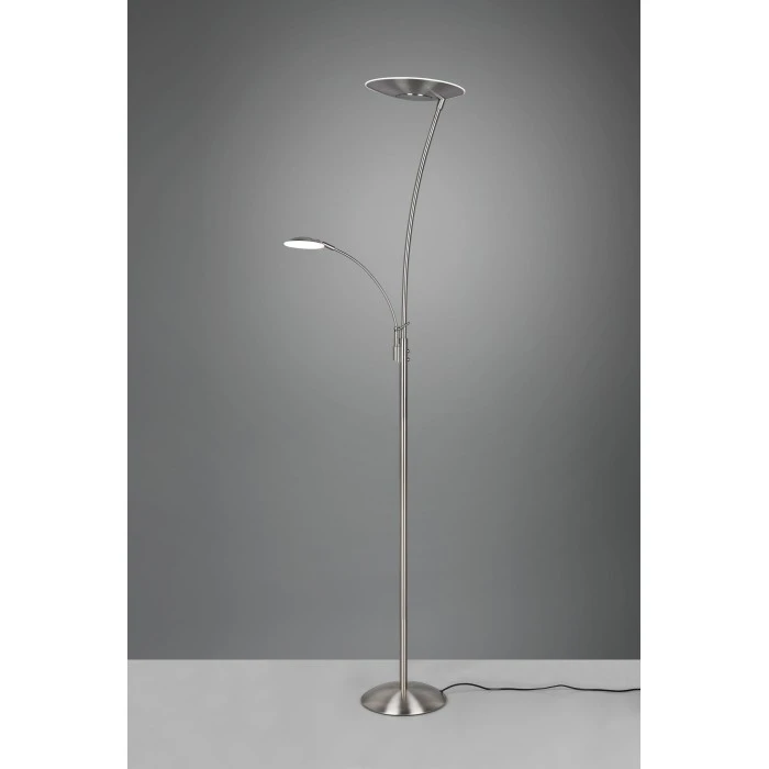 Trio Leuchten Trio Granby Deckenfluter LED Nickel-Matt, 1-flammig 5 Trio Leuchten Trio Granby Deckenfluter LED Nickel-Matt, 1-flammig – Bild 5