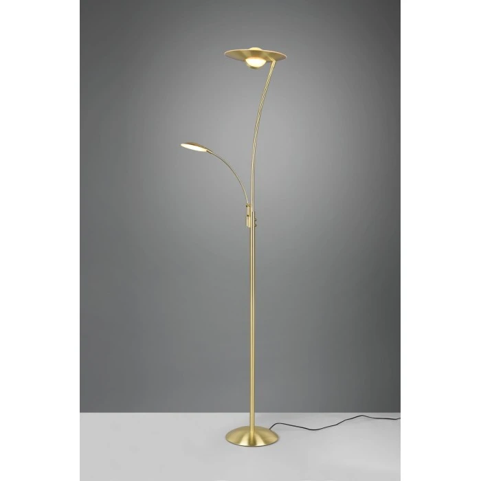 Trio Leuchten Trio Granby Deckenfluter LED Messing, 1-flammig 1 Trio Leuchten Trio Granby Deckenfluter LED Messing, 1-flammig