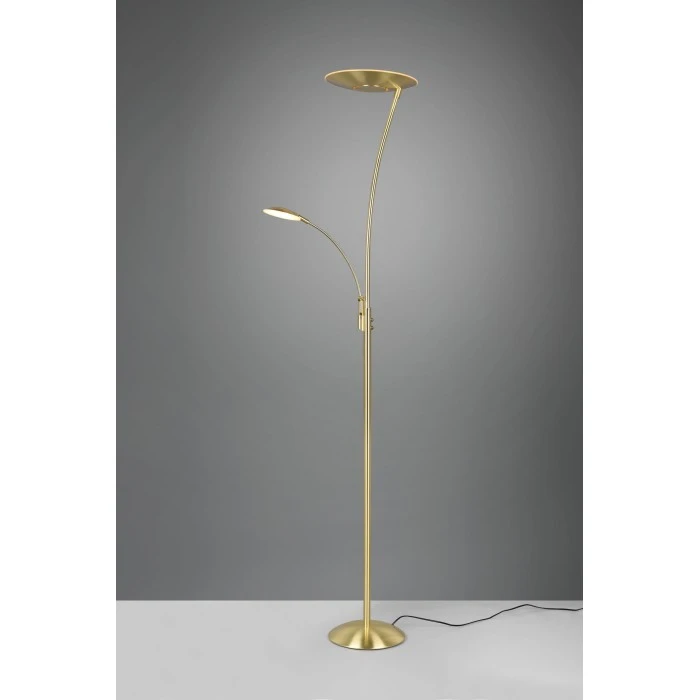 Trio Leuchten Trio Granby Deckenfluter LED Messing, 1-flammig 2 Trio Leuchten Trio Granby Deckenfluter LED Messing, 1-flammig – Bild 2