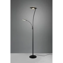 Trio Leuchten Trio Granby Deckenfluter LED Schwarz, 1-flammig