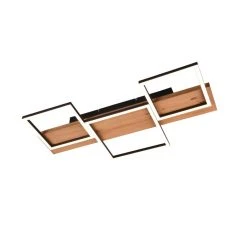 Trio Leuchten Trio Harper Deckenleuchte LED Schwarz, Weiß, Naturfarben, 1-flammig -LED Leuchten Verkäufe 2022 trio harper deckenleuchte 622910332 3