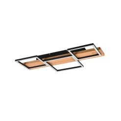 Trio Leuchten Trio Harper Deckenleuchte LED Schwarz, Weiß, Naturfarben, 1-flammig -LED Leuchten Verkäufe 2022 trio harper deckenleuchte 622910332 5
