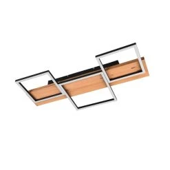 Trio Leuchten Trio Harper Deckenleuchte LED Schwarz, Weiß, Naturfarben, 1-flammig -LED Leuchten Verkäufe 2022 trio harper deckenleuchte 622910332 6