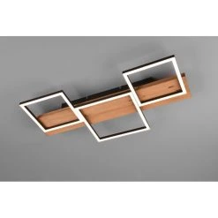 Trio Leuchten Trio Harper Deckenleuchte LED Schwarz, Weiß, Naturfarben, 1-flammig -LED Leuchten Verkäufe 2022 trio harper deckenleuchte 622910332 7