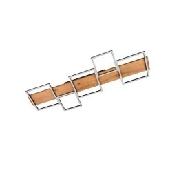 Trio Leuchten Trio Harper Deckenleuchte LED Schwarz, Weiß, Naturfarben, 1-flammig -LED Leuchten Verkäufe 2022 trio harper deckenleuchte 622910532 6