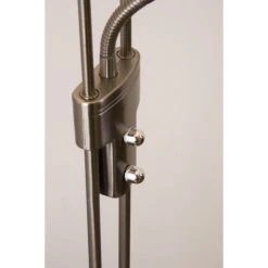 Trio Leuchten ARIZONA Deckenfluter LED Nickel-Matt, Chrom, Edelstahl, 1-flammig -LED Leuchten Verkäufe 2022 trio leuchten arizona deckenfluter 426410207 do1 9