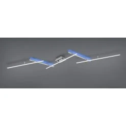 Trio Leuchten Arvin Deckenleuchte LED Nickel-Matt, 2-flammig, Fernbedienung, Farbwechsler -LED Leuchten Verkäufe 2022 trio leuchten arvin deckenleuchte 628410507 2
