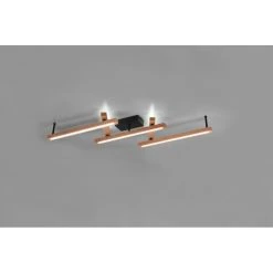 Trio Leuchten Bellari Deckenleuchte LED Braun, 1-flammig, Fernbedienung -LED Leuchten Verkäufe 2022 trio leuchten bellari deckenleuchte 626410530 3