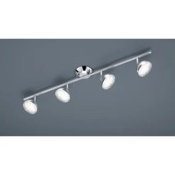Trio Leuchten BOLOU Deckenleuchte LED Chrom, 4-flammig