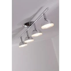 Trio Leuchten BOLOU Deckenleuchte LED Chrom, 4-flammig -LED Leuchten Verkäufe 2022 trio leuchten bolou deckenleuchte 872810406 do1 5