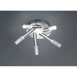 Trio Leuchten BOLSA Deckenleuchte LED Chrom, 5-flammig