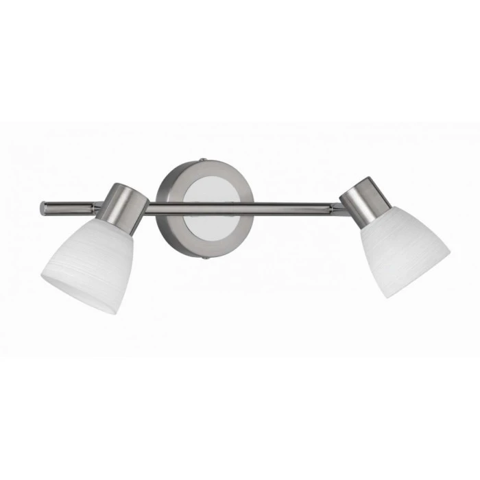Trio Leuchten CARICO Deckenspot LED Nickel-Matt, 2-flammig 2 Trio Leuchten CARICO Deckenspot LED Nickel-Matt, 2-flammig – Bild 2