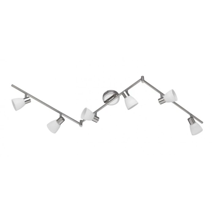 Trio Leuchten CARICO Deckenspot LED Nickel-Matt, 6-flammig 1 Trio Leuchten CARICO Deckenspot LED Nickel-Matt, 6-flammig