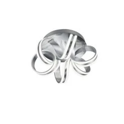 Trio Leuchten CARRERA Deckenleuchte LED Aluminium, 1-flammig