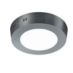 Trio Leuchten CENTO Deckenleuchte LED Nickel-Matt, 1-flammig