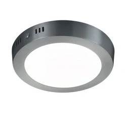 Trio Leuchten CENTO Deckenleuchte LED Nickel-Matt, 1-flammig