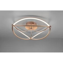 Trio Leuchten Charivari Deckenleuchte LED Messing, 1-flammig