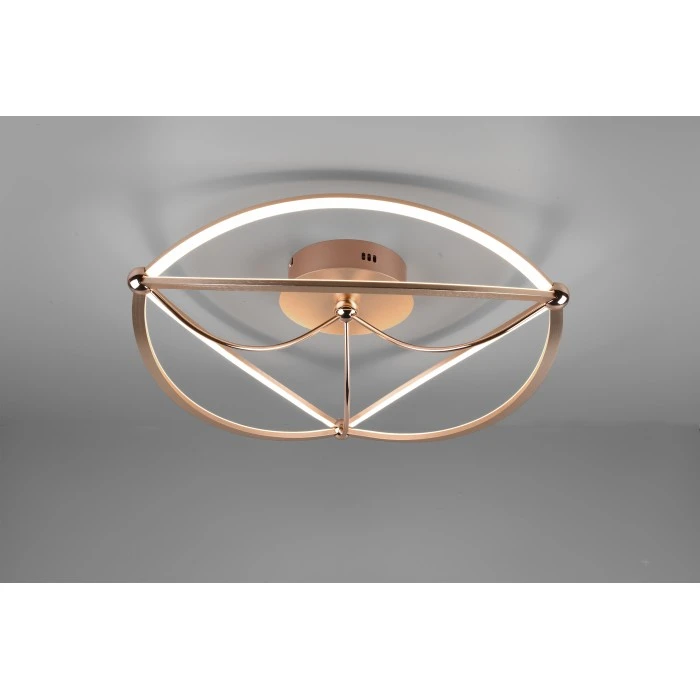 Trio Leuchten Charivari Deckenleuchte LED Messing, 1-flammig 1 Trio Leuchten Charivari Deckenleuchte LED Messing, 1-flammig