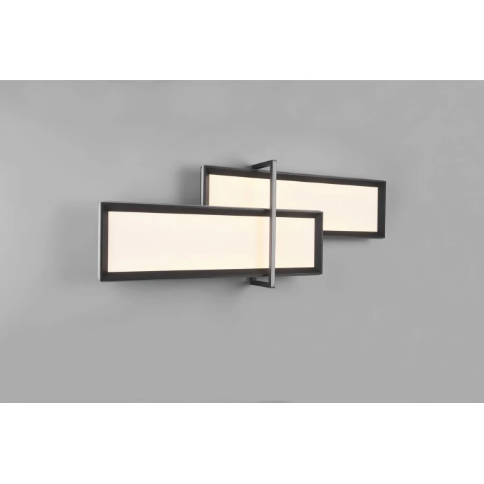 Trio Leuchten Charleston Deckenleuchte LED Anthrazit, 2-flammig 7 Trio Leuchten Charleston Deckenleuchte LED Anthrazit, 2-flammig – Bild 7