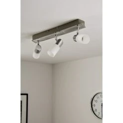 Trio Leuchten CLAPTON Deckenleuchte LED Chrom, Aluminium, Edelstahl, 3-flammig -LED Leuchten Verkäufe 2022 trio leuchten clapton deckenleuchte 821410305 do1 2