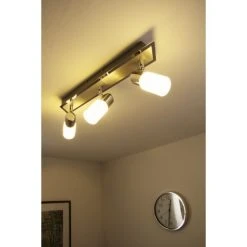 Trio Leuchten CLAPTON Deckenleuchte LED Chrom, Aluminium, Edelstahl, 3-flammig -LED Leuchten Verkäufe 2022 trio leuchten clapton deckenleuchte 821410305 do1 3