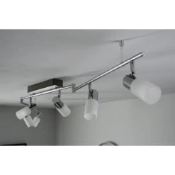 Trio Leuchten CLAPTON Deckenleuchte LED Chrom, Aluminium, Edelstahl, 6-flammig -LED Leuchten Verkäufe 2022 trio leuchten clapton deckenleuchte 821410605 do1 10