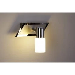 Trio Leuchten CLAPTON Wandleuchte LED Chrom, Aluminium, Edelstahl, 1-flammig -LED Leuchten Verkäufe 2022 trio leuchten clapton wandleuchte 821470105 do1 3