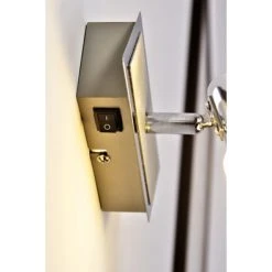 Trio Leuchten CLAPTON Wandleuchte LED Chrom, Aluminium, Edelstahl, 1-flammig -LED Leuchten Verkäufe 2022 trio leuchten clapton wandleuchte 821470105 do1 5