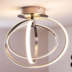 Trio Leuchten CORLAND Deckenleuchte LED Chrom, 1-flammig -LED Leuchten Verkäufe 2022 trio leuchten corland deckenleuchte 674312406 11