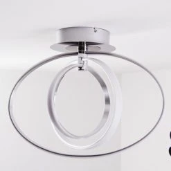 Trio Leuchten CORLAND Deckenleuchte LED Chrom, 1-flammig -LED Leuchten Verkäufe 2022 trio leuchten corland deckenleuchte 674312406 8