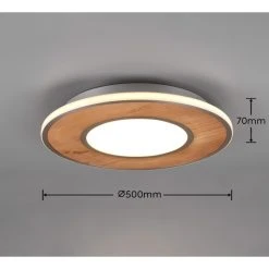 Trio Leuchten Deacon Deckenleuchte LED Braun, 1-flammig -LED Leuchten Verkäufe 2022 trio leuchten deacon deckenleuchte 626610207 2
