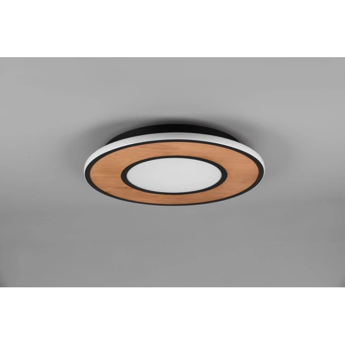 Trio Leuchten Deacon Deckenleuchte LED Braun, 1-flammig 4 Trio Leuchten Deacon Deckenleuchte LED Braun, 1-flammig – Bild 4