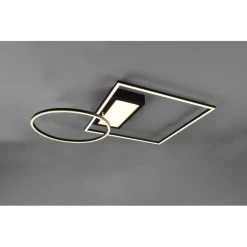 Trio Leuchten Downey Deckenleuchte LED Schwarz, 1-flammig, Fernbedienung -LED Leuchten Verkäufe 2022 trio leuchten downey deckenleuchte 620510332 6