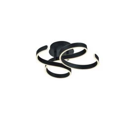 Trio Leuchten Francis Deckenleuchte LED Anthrazit, 1-flammig