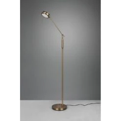 Trio Leuchten Franklin Stehleuchte LED Altmessing, 1-flammig -LED Leuchten Verkäufe 2022 trio leuchten franklin stehleuchte 426510104 12