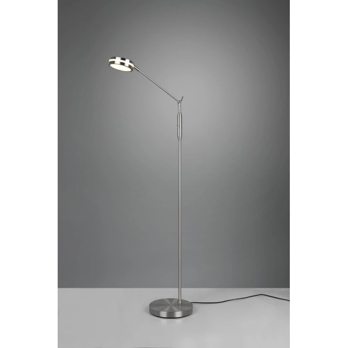 Trio Leuchten Franklin Stehleuchte LED Nickel-Matt, 1-flammig 10 Trio Leuchten Franklin Stehleuchte LED Nickel-Matt, 1-flammig – Bild 10