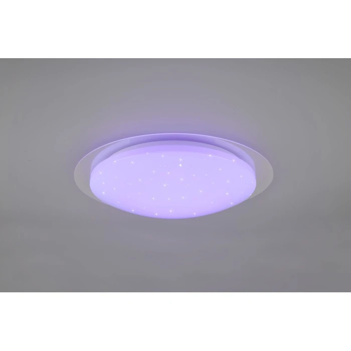 Trio Leuchten Frodeno Deckenleuchte LED Weiß, 2-flammig, Fernbedienung, Farbwechsler 4 Trio Leuchten Frodeno Deckenleuchte LED Weiß, 2-flammig, Fernbedienung, Farbwechsler – Bild 4