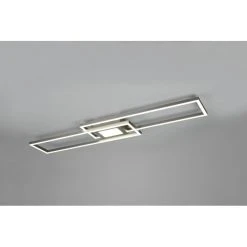 Trio Leuchten Ganado Deckenleuchte LED Nickel-Matt, 2-flammig, Fernbedienung, Farbwechsler