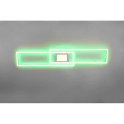 Trio Leuchten Ganado Deckenleuchte LED Nickel-Matt, 2-flammig, Fernbedienung, Farbwechsler -LED Leuchten Verkäufe 2022 trio leuchten ganado deckenleuchte 670710507 11