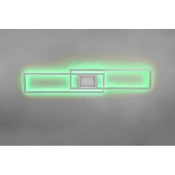 Trio Leuchten Ganado Deckenleuchte LED Nickel-Matt, 2-flammig, Fernbedienung, Farbwechsler -LED Leuchten Verkäufe 2022 trio leuchten ganado deckenleuchte 670710507 15