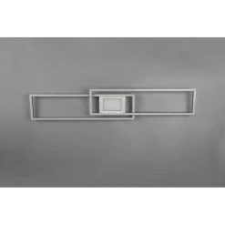 Trio Leuchten Ganado Deckenleuchte LED Nickel-Matt, 2-flammig, Fernbedienung, Farbwechsler -LED Leuchten Verkäufe 2022 trio leuchten ganado deckenleuchte 670710507 17