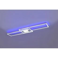 Trio Leuchten Ganado Deckenleuchte LED Nickel-Matt, 2-flammig, Fernbedienung, Farbwechsler -LED Leuchten Verkäufe 2022 trio leuchten ganado deckenleuchte 670710507 18