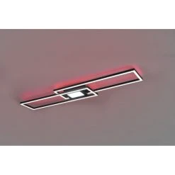 Trio Leuchten Ganado Deckenleuchte LED Schwarz, 2-flammig, Fernbedienung, Farbwechsler -LED Leuchten Verkäufe 2022 trio leuchten ganado deckenleuchte 670710532 2