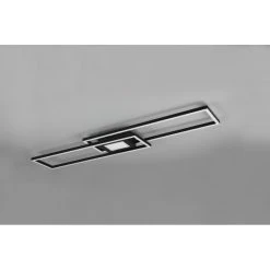 Trio Leuchten Ganado Deckenleuchte LED Schwarz, 2-flammig, Fernbedienung, Farbwechsler -LED Leuchten Verkäufe 2022 trio leuchten ganado deckenleuchte 670710532 5