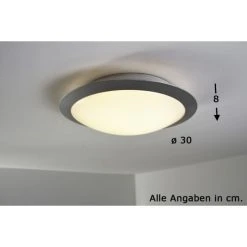 Trio Leuchten GONZALO Deckenleuchte LED Weiß, Titan, 1-flammig -LED Leuchten Verkäufe 2022 trio leuchten gonzalo deckenleuchte 626510987 do1 2