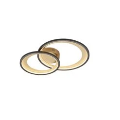 Trio Leuchten GRANADA Deckenleuchte LED Schwarz, 1-flammig