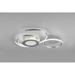 Trio Leuchten Jive Deckenleuchte LED Nickel-Matt, 1-flammig, Fernbedienung -LED Leuchten Verkäufe 2022 trio leuchten jive deckenleuchte 623410207 9