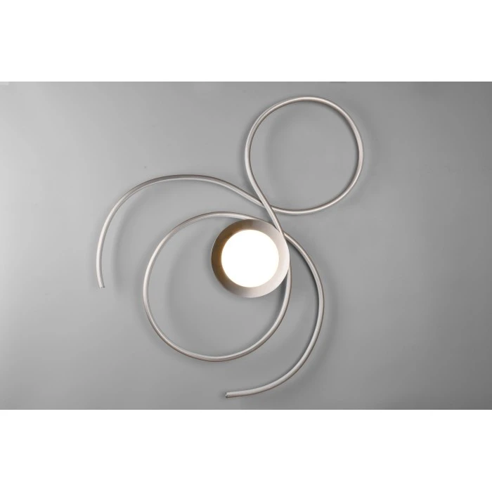 Trio Leuchten JIVE Deckenleuchte LED Nickel-Matt, 1-flammig 15 Trio Leuchten JIVE Deckenleuchte LED Nickel-Matt, 1-flammig – Bild 15