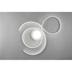 Trio Leuchten Jive Deckenleuchte LED Weiß, 1-flammig, Fernbedienung -LED Leuchten Verkäufe 2022 trio leuchten jive deckenleuchte 623419231 2